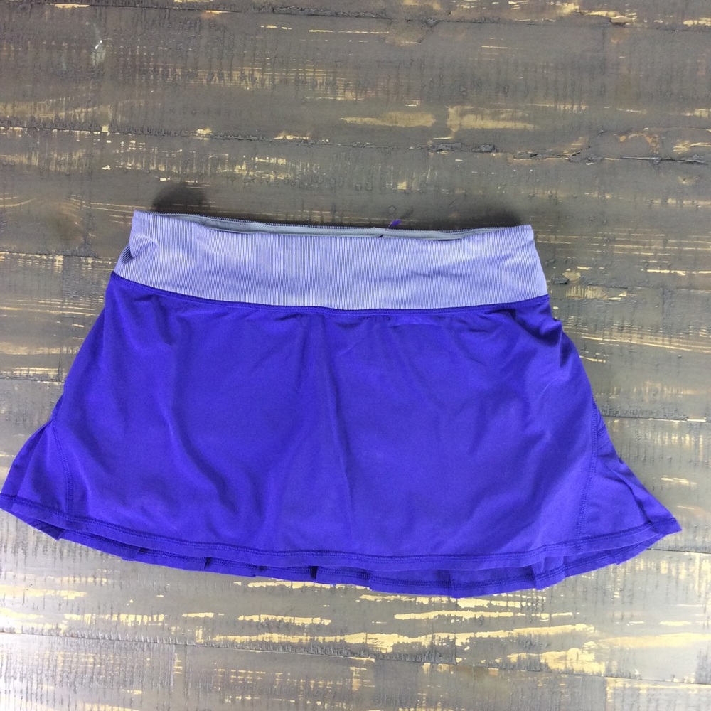 Lululemon PaceSetter Purple Skirt Size 6